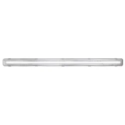 Luminaire pour locaux humides WORKS IP65 à 1 flamme, langue, commutable G13 IP65, gris 