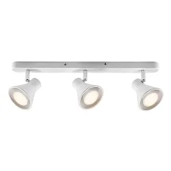 Nordlux Spot EIK track, 3 flames, GU10, white