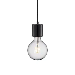 Luminaire à suspension SIV E27 IP20, noir  