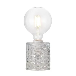 Lampe de table HOLLYWOOD cylindrique, avec interrupteur E27 IP20, dégager 