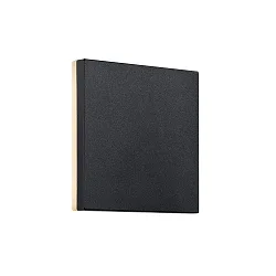 Nordlux LED Outdoor luminaire ARTEGO SQUARE, IP54, H/B/T 15/15/5 cm, 10W 3000K 572lm 120°, parallel connectable, black