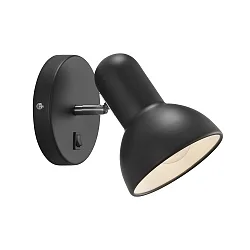 Luminaire mural TEXAS E27 IP20 noir