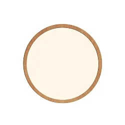 Luminaire de plafond OJA 29 réglable IP20, bois, mat gradable