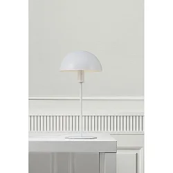 Lampe de table ELLEN 20 semi-circulaire, avec interrupteur, avec douille E14 IP20, blanche 
