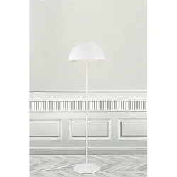 Lampadaire ELLEN avec interrupteur E27 IP20, blanc mat 