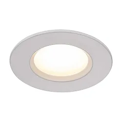 Lumière encastrée DORADO rond, lot de 3 IP65, blanche gradable 3,3W 345lm 2700K 100° 100° CRI 80