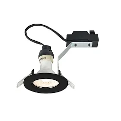 downlight CANIS set of 5 GU10 IP20, black 
