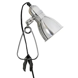 Lampe à pince PHOTO pivotant E27 IP20, aluminium