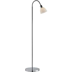 Lampadaire RAY à 1 flamme E14 IP20, chrome