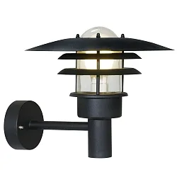 Luminaire mural d'extérieur LØNSTRUP 32 E27 IP44, noir 