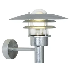Luminaire mural d'extérieur LØNSTRUP 32 E27 IP44, galvanisé