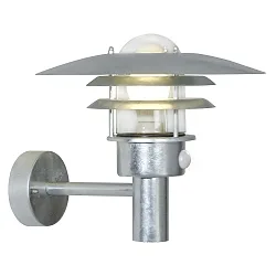 Lumière du capteur LØNSTRUP 32 SENSOR E27 IP44, galvanisé