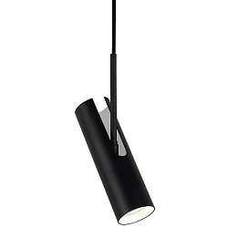 Nordlux 1-Phase Spot MIB 6 Pendant luminaire with ceiling rosette, GU10, IP20, swiveling, black