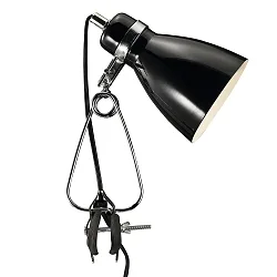 Lampe à pince CYCLONE E14 IP20, noir 