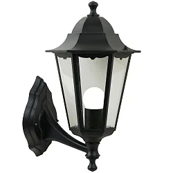 Luminaire mural d'extérieur CARDIFF UP E27 IP44, noir 
