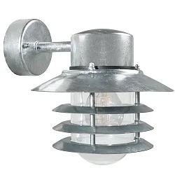 Nordlux Outdoor luminaire VEJERS DOWN Wall luminaire, E27, IP54, galvanized