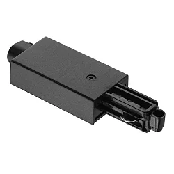 Connecteur monophasé LINK droite, noir 