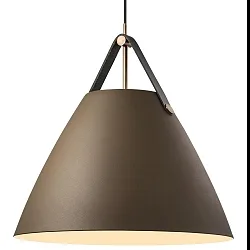 Luminaire à suspension STRAP 48 E27 IP20, beige, noir  