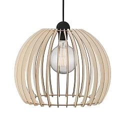 Luminaire à suspension CHINO 40 E27 IP20, marron, noir  