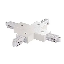 1- Connecteur en X monophasé LINK, blanche