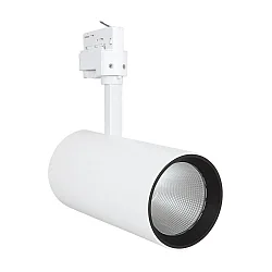 Projecteur triphasé TRACKLIGHT SPOT D95 90RA NFL réglable, reculer, sans scintillement IP20, blanc mat 