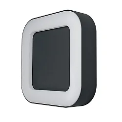 Luminaire mural d'extérieur ENDURA® STYLE SQUARE carré, commutable IP44, gris foncé 