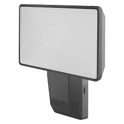 Luminaire mural d'extérieur ENDURA® PRO FLOOD SENSOR 27W avec capteur, inclinable, avec diffuseur IP55, gris foncé gradable