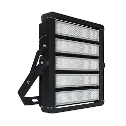 Projecteur ECO HIGH POWER FLOODLIGHT 500W 857 N 68500LM 5 fois, 3 pôles, commutable IP65, noir 