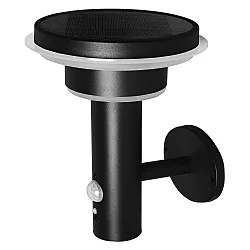 Lampe murale solaire ENDURA® STYLE SOLAR WALL SENSOR DOUBLE CIRCLE avec interrupteur, avec capteur, avec batterie IP44
