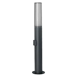 Lampadaire d'extérieur SMART+ FLARE MULTICOLOR RGB+W 60CM haut, cylindrique, RGBW, contrôlable via WLAN / WIFI IP44