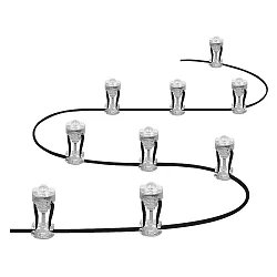 lumières féériques SMART+ WIFI GARDEN DOT 9P RGB version pour montage encastré, RGB IP65, gradable