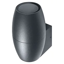 Luminaire mural d’extérieur ENDURA® CANNON WALL UP GU10 haut, forme en capsule GU10 IP44