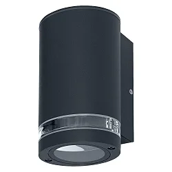 Projecteur d'extérieur ENDURA® BEAM GAP WALL DOWN GU10 Bas, cylindrique, avec anneau décoratif GU10 IP44