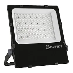 Projecteur FL PFM DA ASYM 55X110 290W 4000K BK contrôlable par DALI, asymétrique IP66, noir