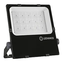 Projecteur FL PFM DA ASYM 45X140 200W 3000K BK contrôlable par DALI, asymétrique IP66, noir