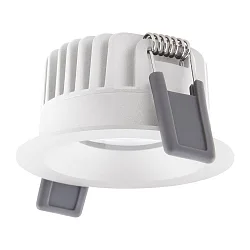 Downlight SP FIX P 8W 940 PS DIM IP44 WT rigide, avec interrupteur, multipower, reculer IP44/IP20, blanche