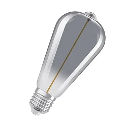 Ampoule Edison forme d'ampoule VINTAGE 1906® MAGNETIC ST64 SM commutable ST64 E27 2,2W 60lm 1800K 320° CRI 80-89 