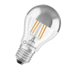 Lampe de rétroviseur de forme standard CLASSIC MIRROR A50 CL SILVER commutable A60 clair E27 6,5W 650lm 2700K 300° CRI 80-89 