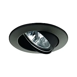 Lumière encastrée PREMIUM LINE pivotant GU5,3 IP23, noir 