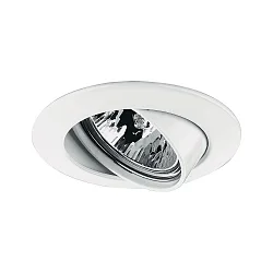 Lumière encastrée PREMIUM LINE pivotant GU5,3 IP23, blanche