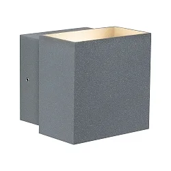 Luminaire mural d'extérieur LED CYBO grand, angulaire, rotatif IP65, blanche 
