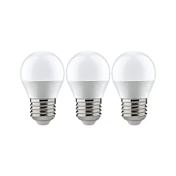 LED Lampe gouttes G45 lot de 3 E27 5,5W 470lm 2700K CRI >80 