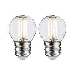 Ampoule à filament forme de gouttes P45 lot de 2 E27 5W 470lm 2700K CRI >80 