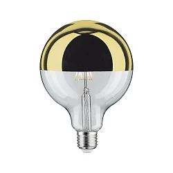 Lampe de miroir frontal globe DECO GLOBE G125 LED GOLD G125 clair E27 6,5W 600lm 2700K CRI >80 gradable