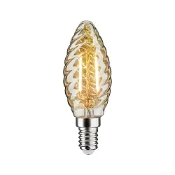 Lampe à filament en forme de bougie torsadée B35 E14 2,6W 260lm 2500K CRI >80