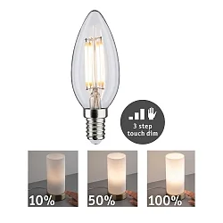 Ampoule à filament forme bougie B35 E14 5W 432lm 2700K CRI >80 gradable