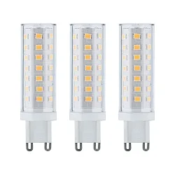 Lampe à culot enfichable STS LED lot de 3 G9 5W 470lm 4000K CRI >80 