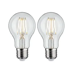 Ampoule à filament forme standard FILAMENT A60 lot de 2, commutable E27 5W 470lm 2700K CRI >80 