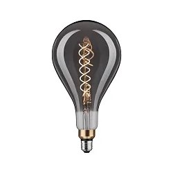 Ampoules décoratives à filament FILAMENT BIG DROP DOUBLE SPIRAL clair E27 7W 200lm 1800K CRI >80 gradable