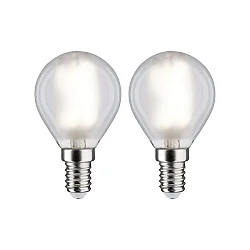 Ampoule à filament forme de gouttes lot de 2 E14 4,8W 470lm 4000K 360° CRI >80 